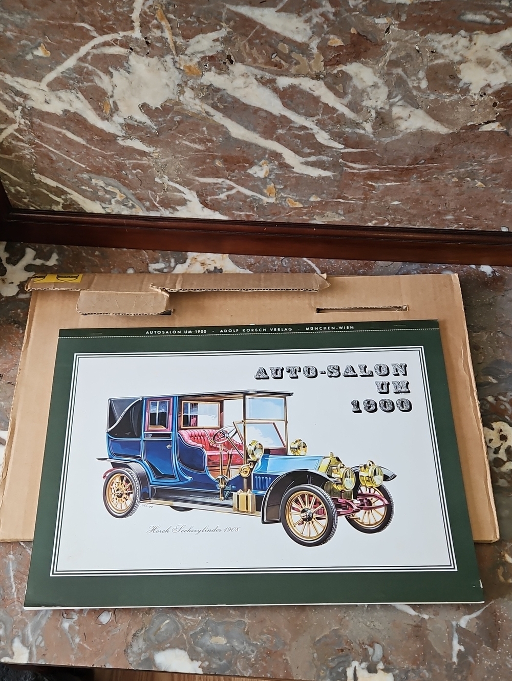 Vintage 1973 West German Auto Calendar